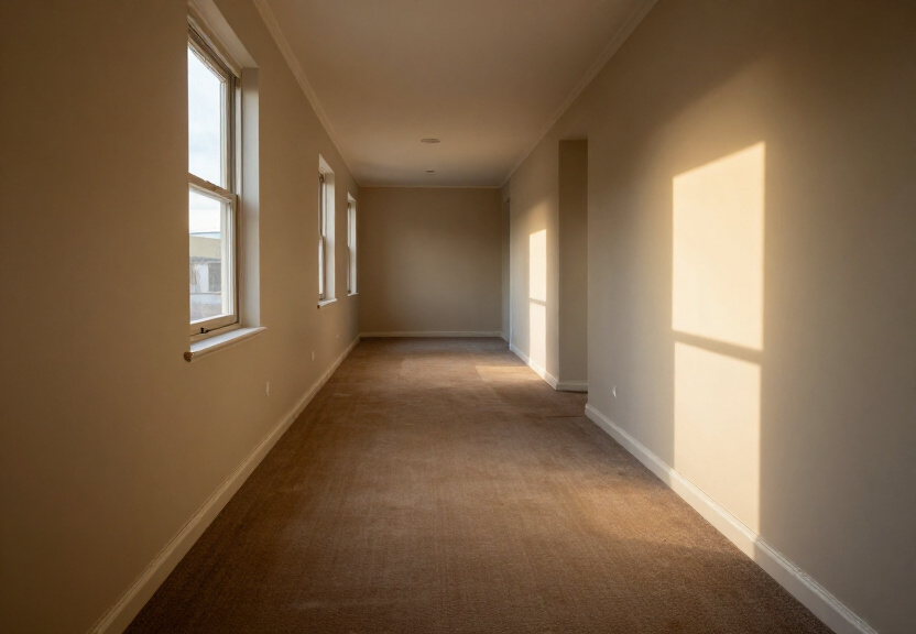 Restored living room in Emu Plains after flood restoration