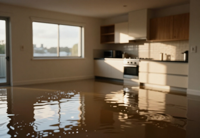 Mould growth in Emu Plains property before treatment